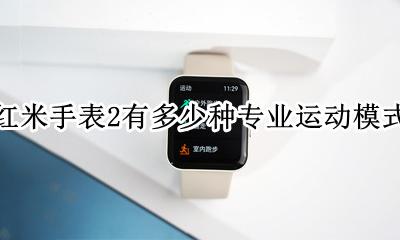 红米手表使用 红米手表2有多少种专业运动模式
