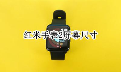 红米手表参数 红米手表2屏幕尺寸