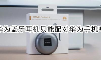 华为耳机怎么配对蓝牙 华为蓝牙耳机只能配对华为手机吗