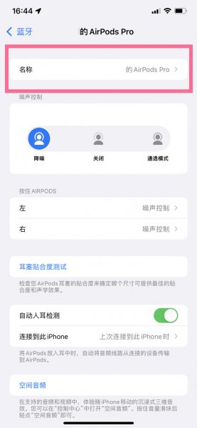 苹果耳机怎么改名字