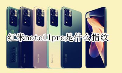 红米note11pro屏幕指纹 红米note11pro是什么指纹