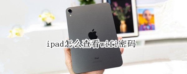 ipad怎么查看wifi密码