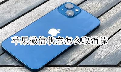 苹果微信状态怎么取消掉 苹果微信状态设置了会消失吗?