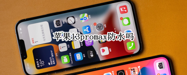 苹果13promax防水吗