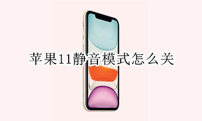 苹果11静音模式怎么关 苹果11的静音模式在哪里关闭