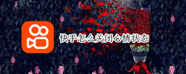 快手怎么关闭心情状态