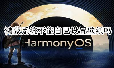 鸿蒙OS壁纸 鸿蒙系统不能自己设置壁纸吗