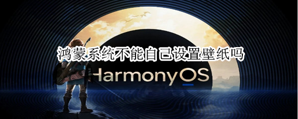 鸿蒙系统不能自己设置壁纸吗