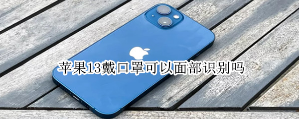 苹果13戴口罩可以面部识别吗