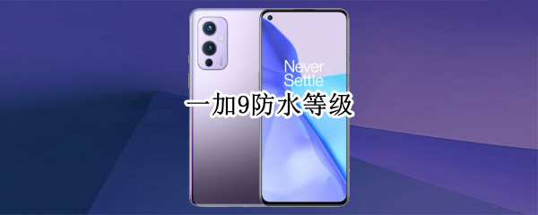 一加9防水等级