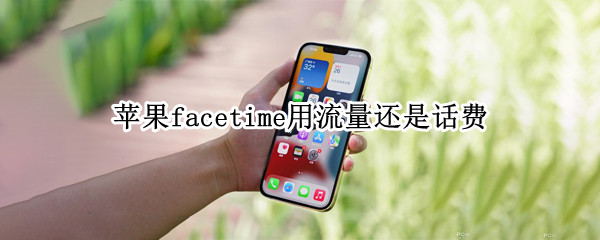 苹果facetime用流量还是话费