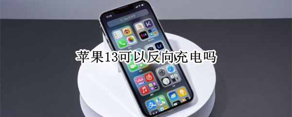 苹果13可以反向充电吗