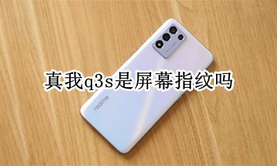真我q3s是屏幕指纹吗 指纹解锁在哪