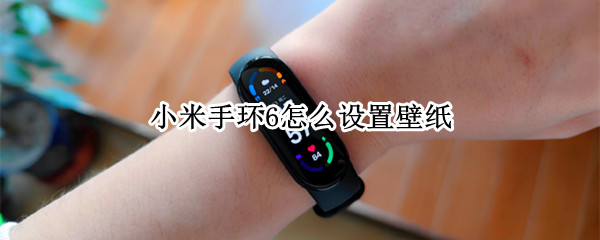 小米手环6怎么设置壁纸
