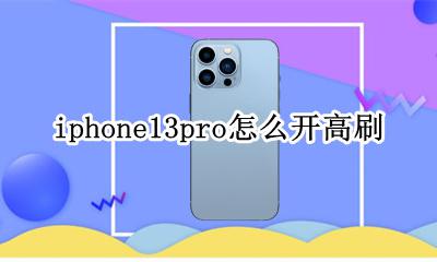 13pro指纹怎么设置 iphone13pro怎么设置指纹