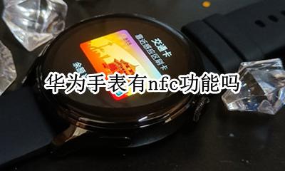 华为手表有nfc功能吗 华为watch nfc功能
