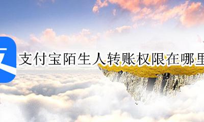 支付宝怎么打开陌生人转账 支付宝陌生人转账权限在哪里打开