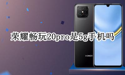 荣耀畅玩20pro是5g手机吗 荣耀20pro是20g还是20g