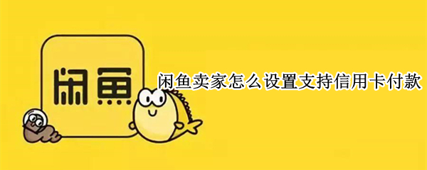 闲鱼卖家怎么设置支持信用卡付款