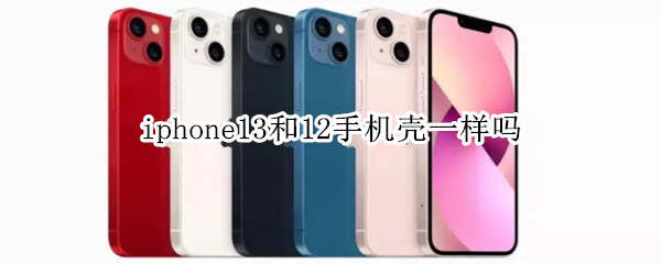 iphone13和12手机壳一样吗