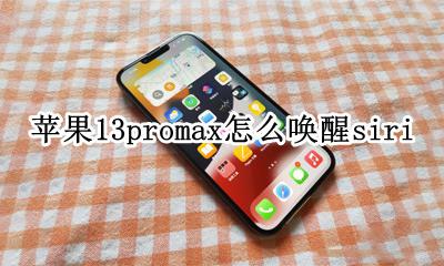 苹果13promax怎么唤醒siri 苹果13promax抬起唤醒怎么关闭