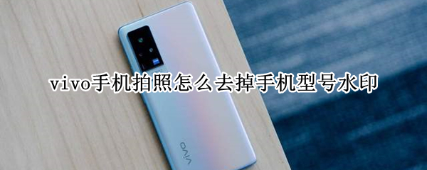 vivo手机拍照怎么去掉手机型号水印