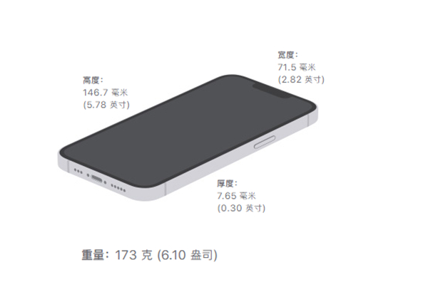 iPhone13厚度
