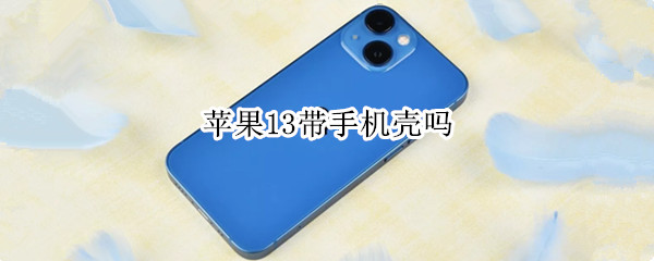 苹果13带手机壳吗