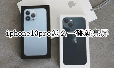 iPhone13pro低亮度绿屏 iphone13pro怎么一碰就亮屏