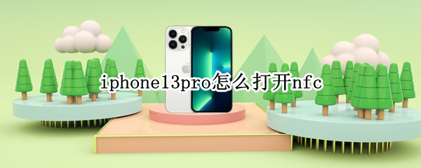 iphone13pro怎么打开nfc