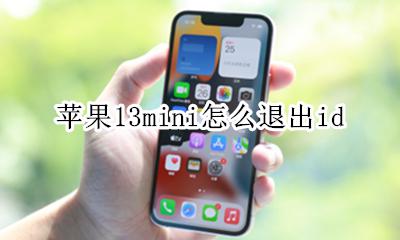 苹果13mini怎么退出id 苹果13mini怎么退出游戏