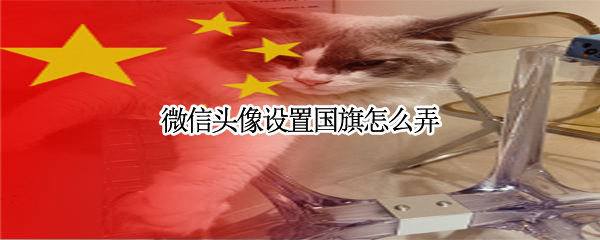 微信头像设置国旗怎么弄