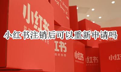 如何注销小红书账号重新开 小红书注销后可以重新申请吗