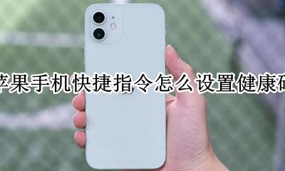 苹果用快捷指令双击打开健康码 苹果手机快捷指令怎么设置健康码