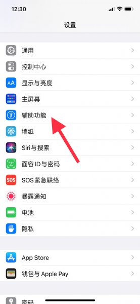 苹果13怎么设置小圆点