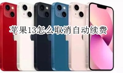 苹果13怎么取消自动续费 苹果13.13系统怎么取消自动续费