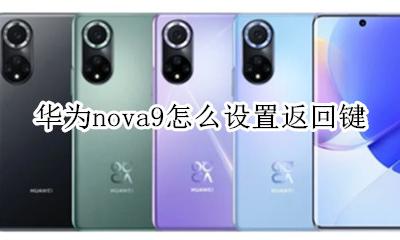 华为nova9怎么设置返回键 华为nova返回键怎么设置出来