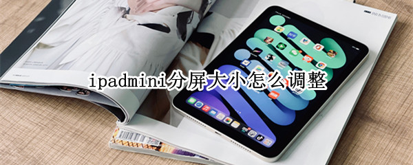ipadmini分屏大小怎么调整