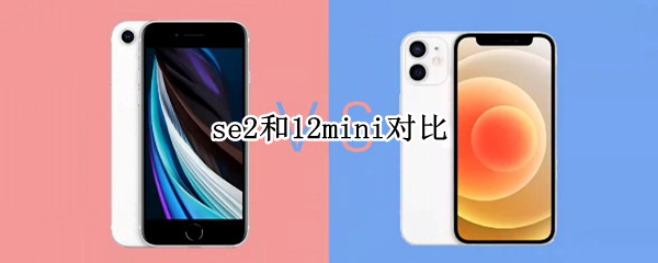 se2和12mini对比