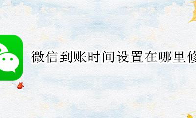 微信到账时间设置在哪里修改 微信在哪里可以设置到账时间
