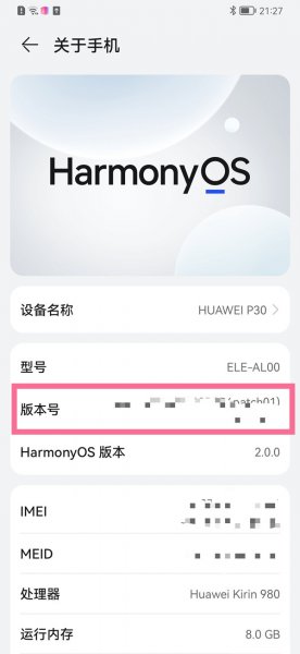 华为p30开发者选项在哪里