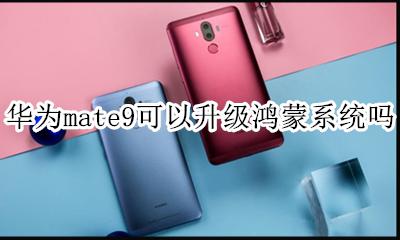 mate9能升级鸿蒙系统吗 华为mate9可以升级鸿蒙系统吗