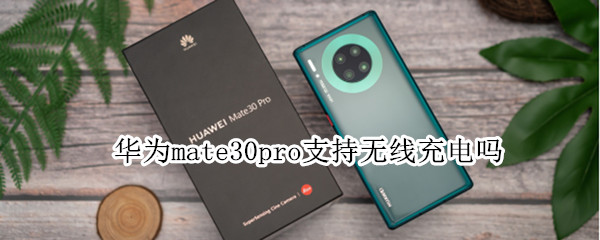 华为mate30pro支持无线充电吗
