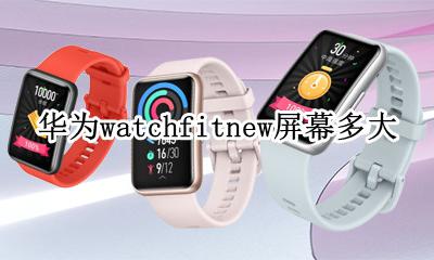 华为watchfit表盘 华为watchfitnew屏幕多大