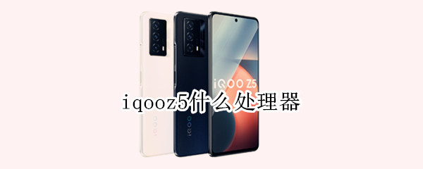 iqooz5什么处理器