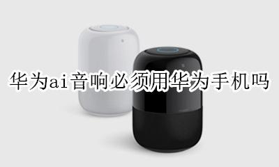 华为ai音响必须用华为手机吗 华为ai音响必须要插电才可以用吗