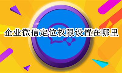 企业微信怎么设置位置权限 企业微信定位权限设置在哪里