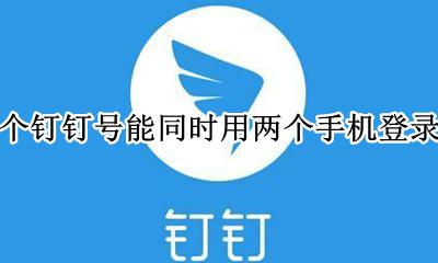 一个钉钉号能同时用两个手机登录吗 一个钉钉号能同时用两个手机号登录吗