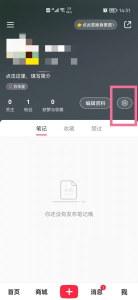 小红书清理缓存在哪