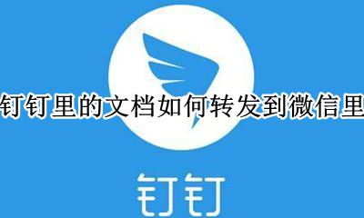 钉钉文档怎样转发微信 钉钉里的文档如何转发到微信里